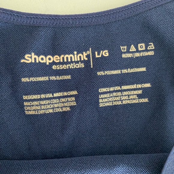 Shapermint Deep Blue Camisole Top - Picture 3 of 6